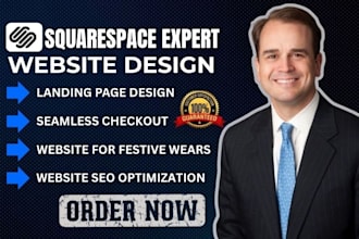 build ghl squarespace website for festive wear set fast UX seamless checkout