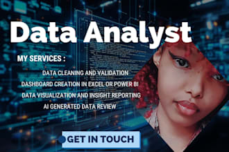 be your data analyst