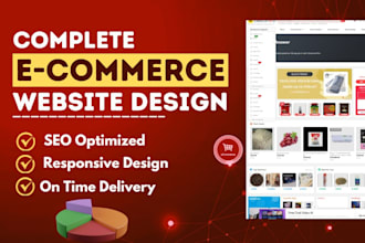 design or redesign your woo commerce store new website