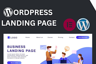 wordpress website wordpress landing elementor landing elementor website