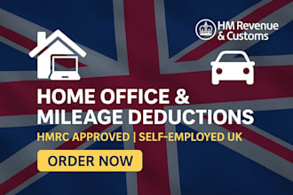 help self employed UK workers claim home office and mileage deductions