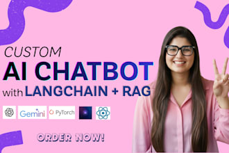 build a custom ai chatbot using genai, langchain and rag