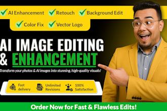 do ai image editing, photo manipulation and color correction