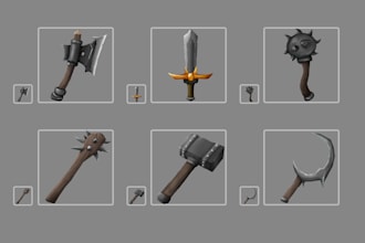 make 2d icons, items, and skills for your game