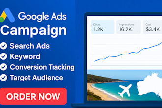 build high converting google PPC ads for australian tourism