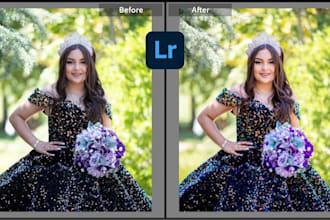 do wedding photo editing and color correction in lightroom