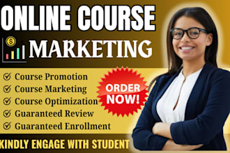 do course marketing udemy course promotion kajabi health and fitness course