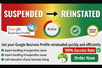 reinstate your suspended google my business gmb