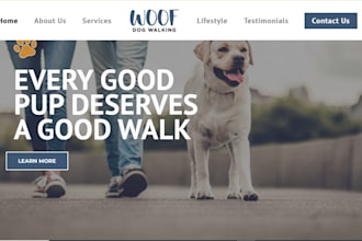 dog training pet care website dog walking wordpress website dog website dog logo