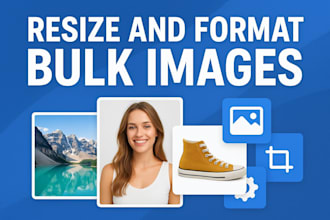 resize, crop, format, and optimize bulk images