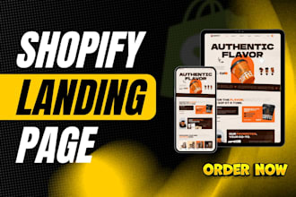 clone or design shopify landing page, product page with pagefly, gempages, replo