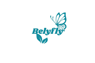design a unique and creative belly fly logo for your brand