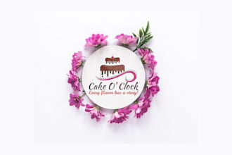 design cupcake, cake, bakery, dessert, sweets and candy logo