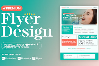 design professional business flyer and marketing flyer design