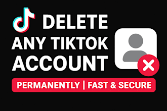 do tiktok account removal takedown