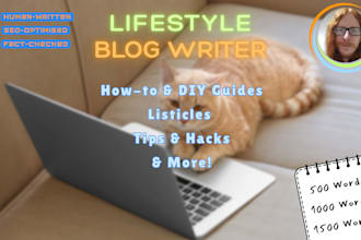 write engaging lifestyle articles and blog posts