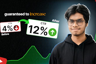 design professional youtube thumbnail that boost CTR