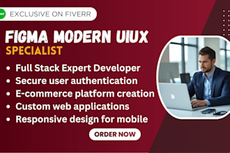 create elegant personal or business website with mobile responsive UI