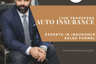 provide exclusive auto insurance live transfer leads for agents