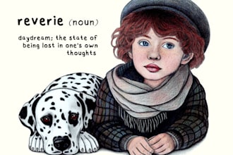 create nature inspired illustrations and portraits