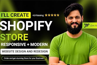 build shopify store or shopify website design