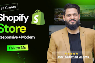 build shopify store or shopify website design