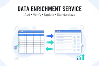 enrich your data with missing details, accuracy, and structure