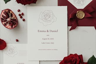 design elegant botanical wedding invitations and stationery