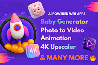 build ai web apps like face swap, baby generator and video animation