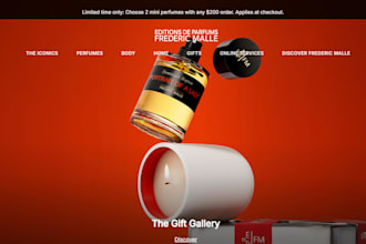 design luxury perfume store fragrance store perfume website cologne store
