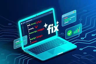 fix bugs and issues in your website, backend or script