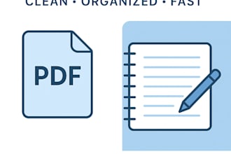 convert your PDF into simple, clear notes and study material