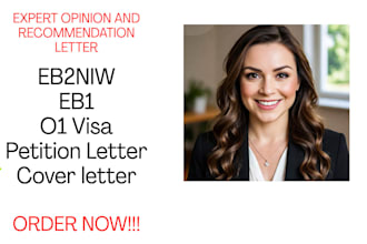 craft strong eb1a o1 eb2 niw cover letters and expert letters