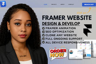 design framer website develop framer website framer animation wix website framer
