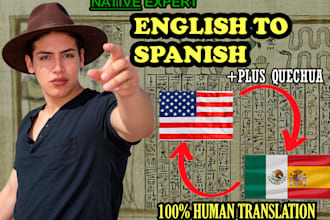 be your expert english to spanish translator