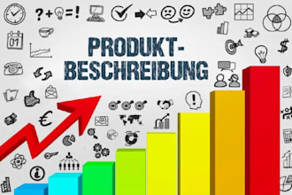 write professional product descriptions for your online shop