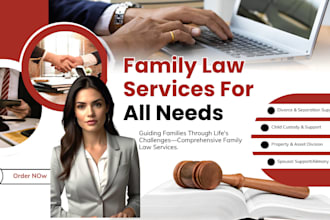 be your legal family lawyer and assist you in family law