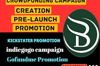 do crowdfunding campaign pre launch on kickstarter gofundme for promotion