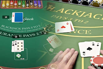 develop a custom blackjack game or automation system for you
