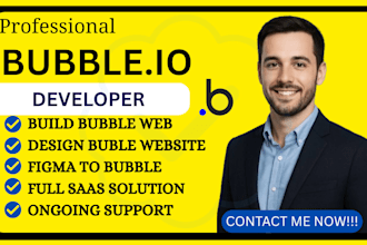 build bubble io developer mvp saas bubble app developer expert bubble io website