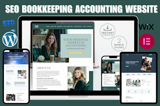 design seo bookkeeping accounting website tax credit repair lawyer website