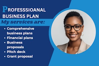 write a professional business plan for startups