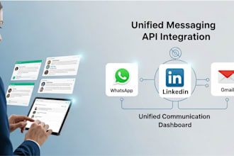 integrate whatsapp, linkedin, gmail into one unified inbox with smart automation