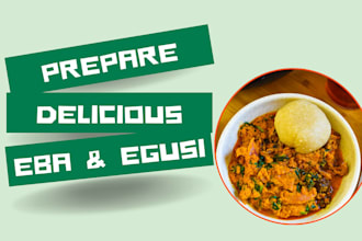 cook eba and delicious egusi perfectly