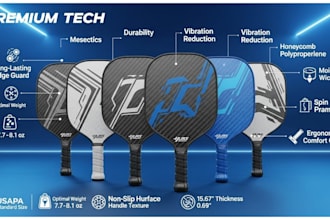 design unique pickleball paddle and accessories,3d model design for your brand