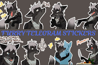 draw furry telegram stickers nsfw furry stickers discord animated stickers GIF