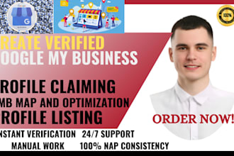 create verified google my business listing for your business, gmb profile setup