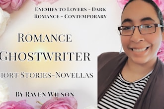 ghostwrite your dark romance or contemporary novella