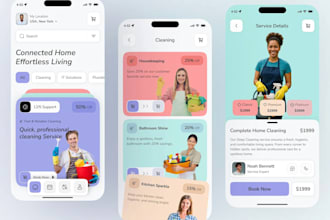 design and develop handy man services app