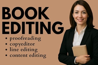 do professional book editing and proofreading, book editor